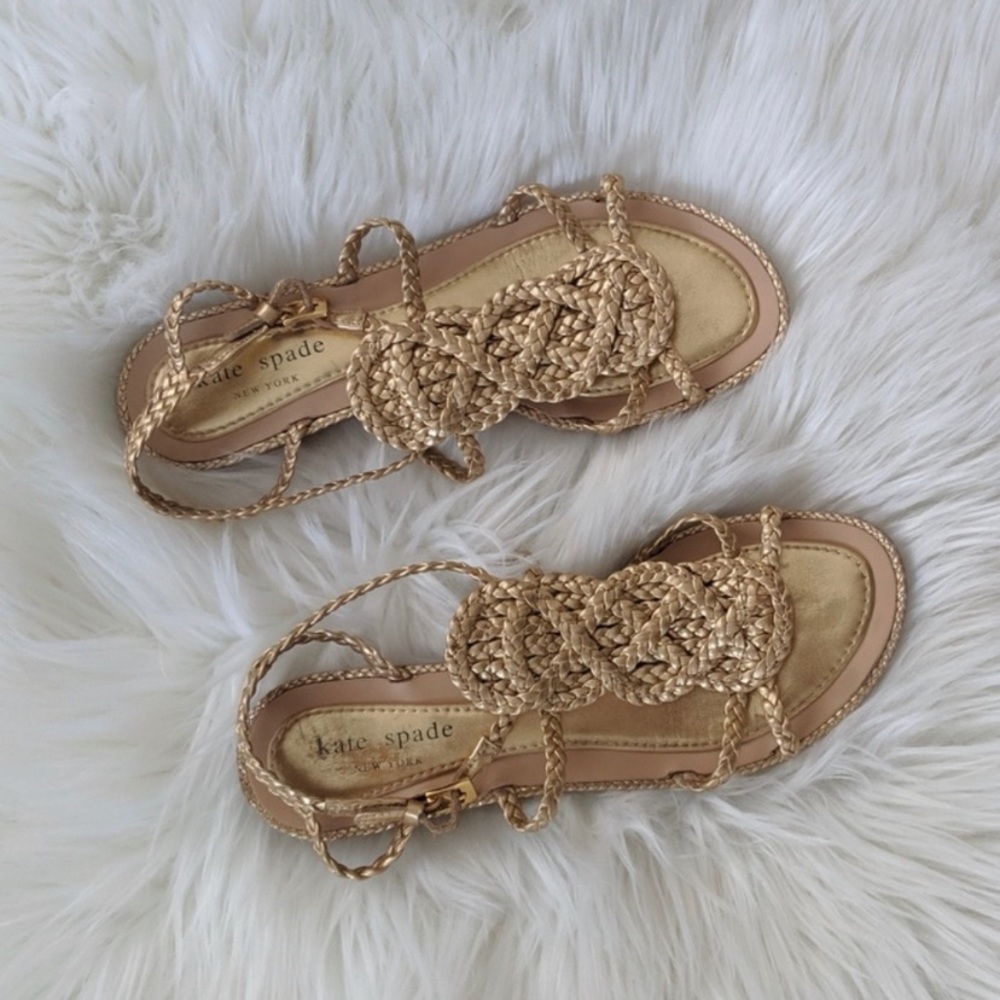 Gold Kate Spade Sandals